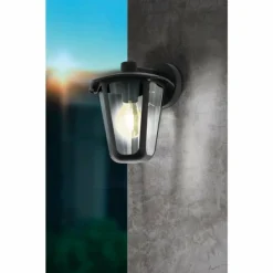 Luminaires Rustiques-Luminaires Eglo Applique murale EGLO MONREALE Noir, 1 lumière