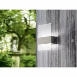 Luminaires Eglo Applique murale Eglo NADELA LED Acier inoxydable