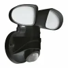 Luminaires Eglo Applique murale EGLO PAGINO LED Noir, 1 lumière, Détecteur de mouvement