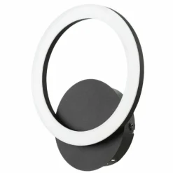 Luminaires Eglo Applique murale Eglo PARRAPOS-Z LED Noir, 1 lumière