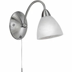 Luminaires Eglo Applique murale Eglo PASTO Nickel mat, 1 lumière
