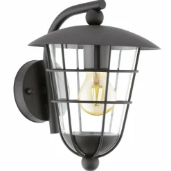 Luminaires Eglo Applique murale Eglo PULFERO Noir, 1 lumière