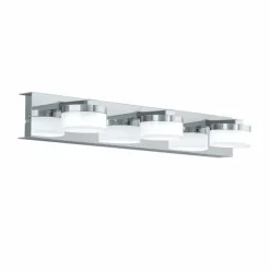 Luminaires Eglo Applique murale Eglo ROMENDO LED Chrome, 3 lumières* Éclairage Led