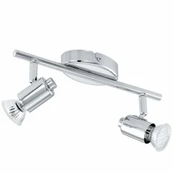 Luminaires Eglo Applique murale Eglo Rosaro 1 LED Chrome, 2 lumières* Éclairage Led