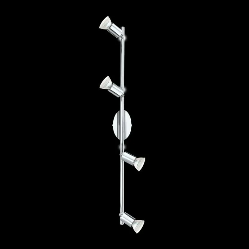 Luminaires Eglo Applique murale Eglo Rosaro 1 LED Chrome, 4 lumières* Éclairage Led