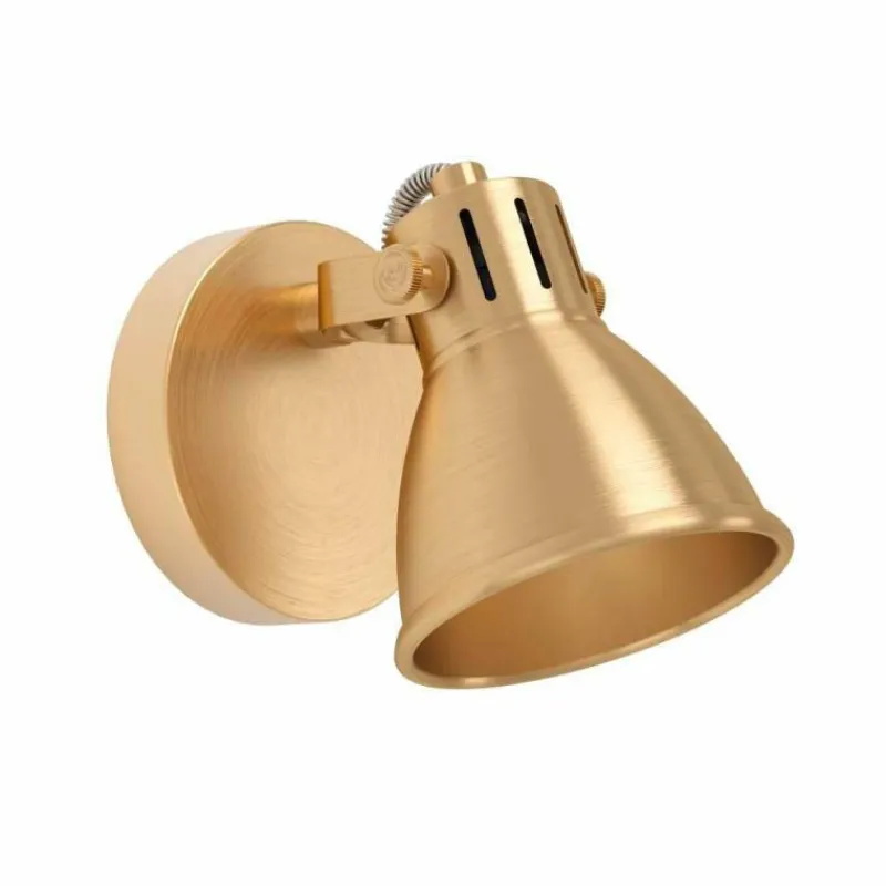 Lampes Dorées-Luminaires Eglo Applique murale Eglo SERAS LED Or, Laiton, 1 lumière