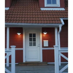 Luminaires Eglo Applique murale Eglo SIDNEY Acier inoxydable, Détecteur de mouvement