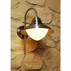 Luminaires Eglo Applique murale Eglo SIDNEY Acier inoxydable