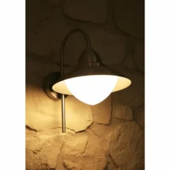 Luminaires Eglo Applique murale Eglo SIDNEY Acier inoxydable