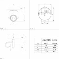 Luminaires Eglo Applique murale Eglo SOREGO LED Noir, 1 lumière* Éclairage Led