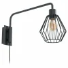 Luminaires Eglo Applique murale Eglo TABILLANO Noir, 1 lumière* Appliques