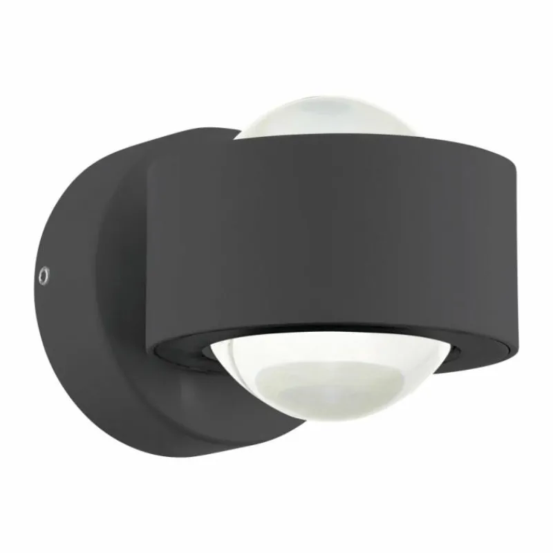 Luminaires Eglo Applique murale Eglo TREVIOLO LED Anthracite, 2 lumières