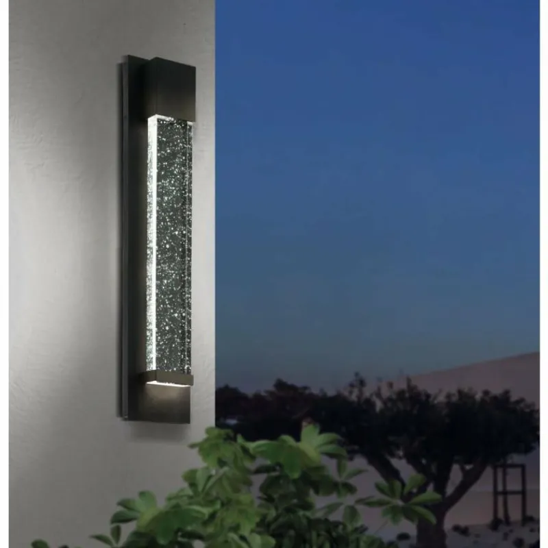 Luminaires Eglo Applique murale EGLO VILLAGRAZIA LED Noir, 2 lumières