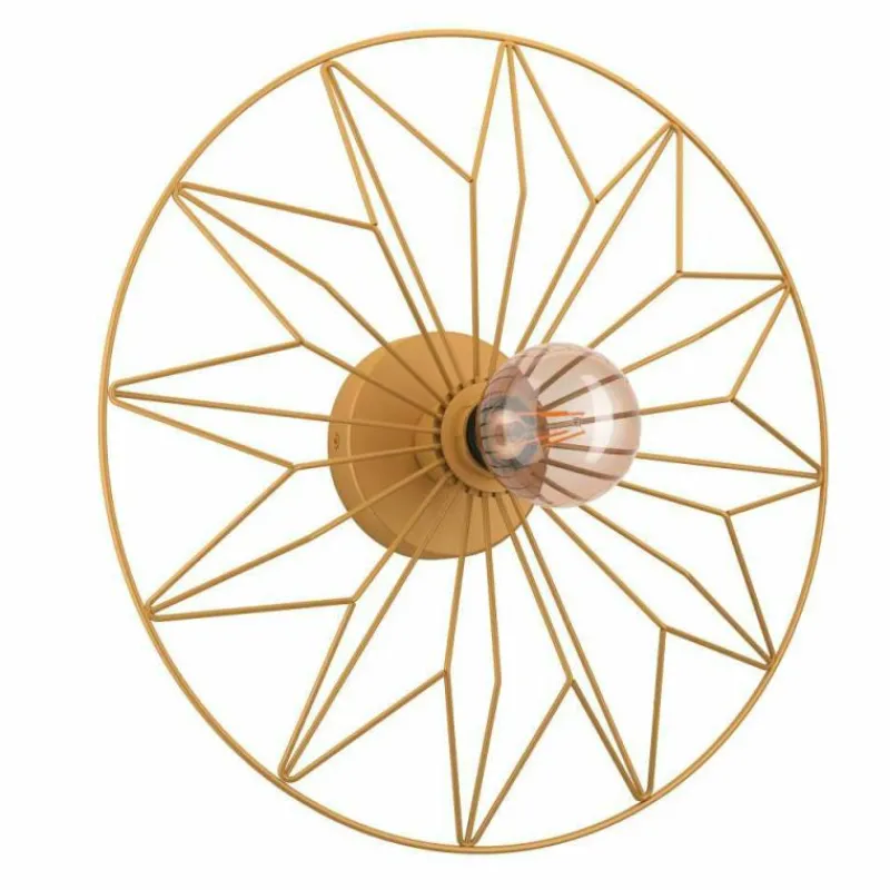 Lampes Dorées-Luminaires Eglo Applique murale Eglo-Leuchten CASTANUELO Or, 1 lumière