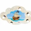 Lampes En Bois-Luminaires Elobra Applique murale Elobra SEE Crème, 5 lumières