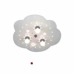 Lampes En Bois-Luminaires Elobra Applique murale Elobra STERNENWOLKE Argenté, 3 lumières