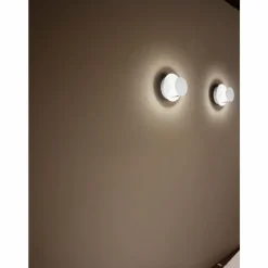 Luminaires Fabas Luce Applique murale Fabas Luce Fullmoon LED Blanc, 1 lumière* Éclairage Led