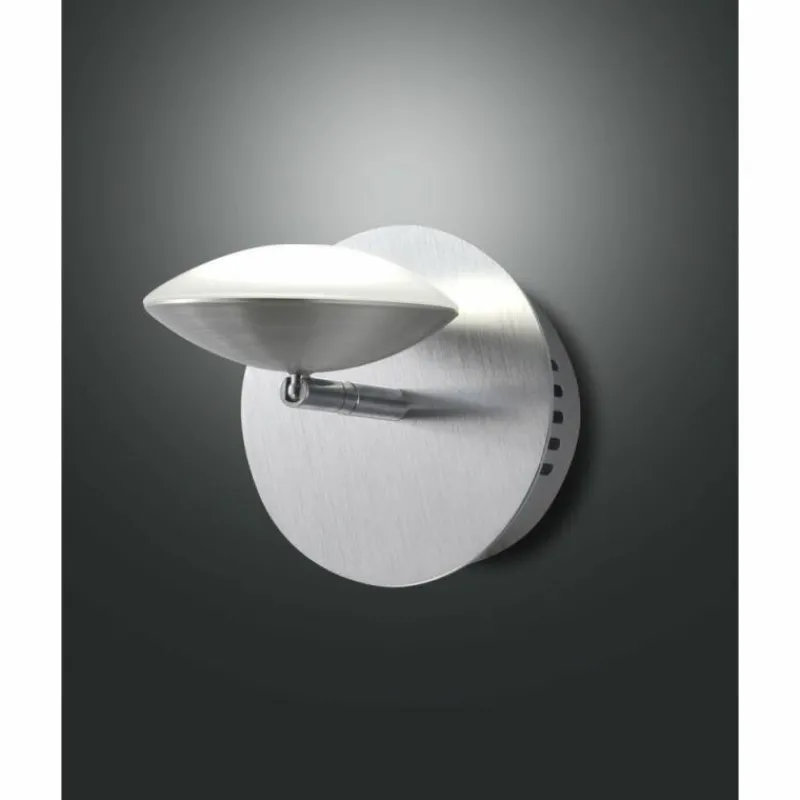 Luminaires Fabas Luce Applique murale Fabas Luce Hale LED Aluminium, Acier inoxydable, 1 lumière* Éclairage Led