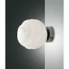 Luminaires Fabas Luce Applique murale Fabas Luce Ava Nickel mat, 1 lumière