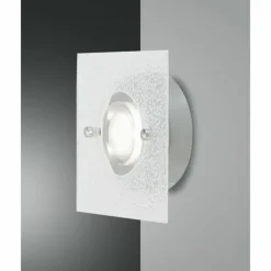 Luminaires Fabas Luce Applique murale Fabas Luce Bali LED Argenté, 1 lumière