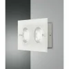 Luminaires Fabas Luce Applique murale Fabas Luce Bali LED Argenté, 2 lumières