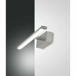 Luminaires Fabas Luce Applique murale Fabas Luce Nala LED Chrome, 1 lumière* Éclairage Led