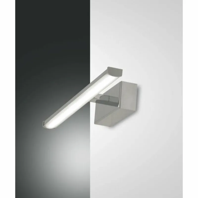 Luminaires Fabas Luce Applique murale Fabas Luce Nala LED Chrome, 1 lumière* Éclairage Led
