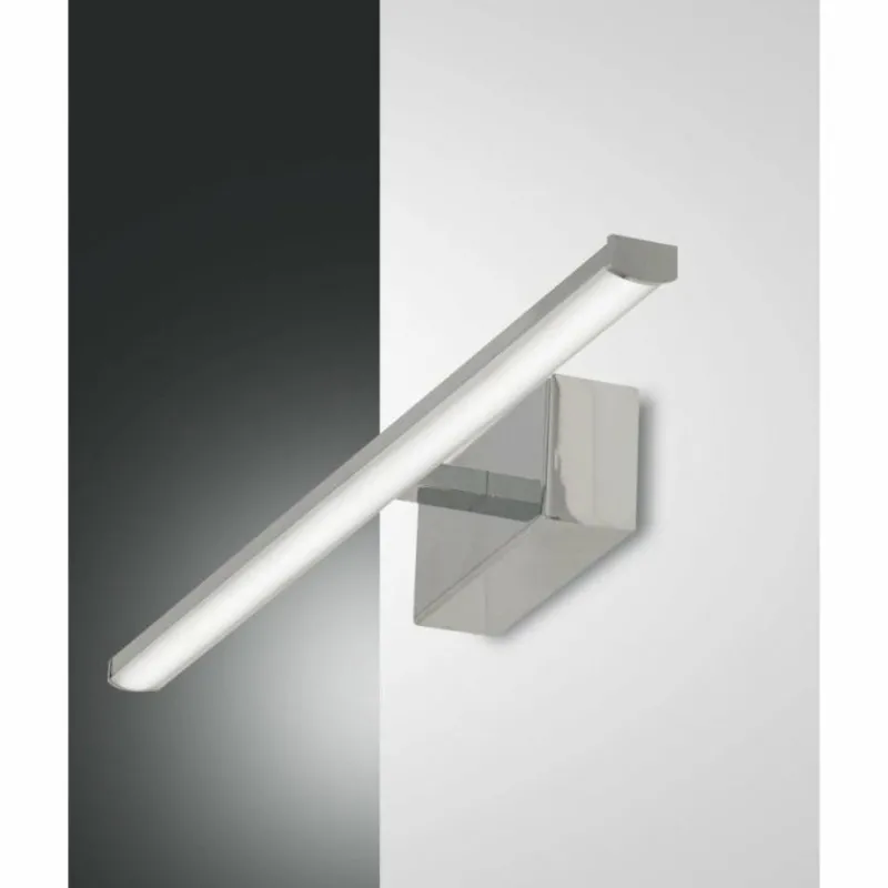 Luminaires Fabas Luce Applique murale Fabas Luce Nala LED Chrome, 1 lumière* Éclairage Led