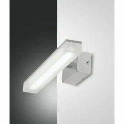 Luminaires Fabas Luce Applique murale Fabas Luce Saura LED Chrome, 1 lumière* Appliques