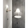 Luminaires Fabas Luce Applique murale Fabas Luce Goodnight LED Blanc, 1 lumière