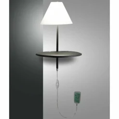 Luminaires Fabas Luce Applique murale Fabas Luce Goodnight LED Anthracite, 1 lumière