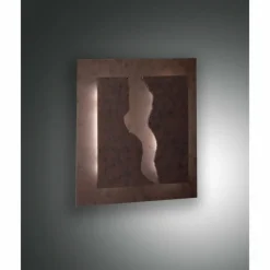 Luminaires Fabas Luce Applique murale Fabas Luce Cles LED Rouille, 1 lumière* Éclairage Led