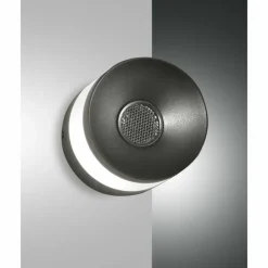 Luminaires Fabas Luce Applique murale Fabas Luce Billie LED Noir, 1 lumière* Éclairage Led