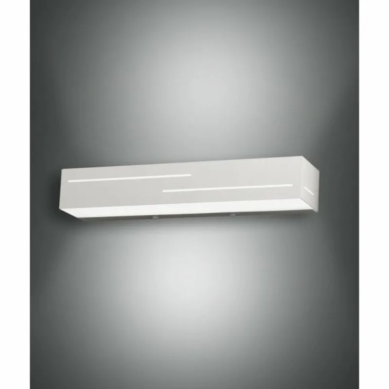 Luminaires Fabas Luce Applique murale Fabas Luce Banny LED Blanc, 2 lumières* Éclairage Led
