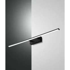 Luminaires Fabas Luce Applique murale Fabas Luce Nala LED Noir, 1 lumière