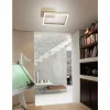 Luminaires Fabas Luce Applique murale Fabas Luce Bard LED Or, 1 lumière