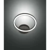 Luminaires Fabas Luce Applique murale Fabas Luce Giotto LED Noir, 1 lumière