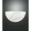 Luminaires Fabas Luce Applique murale Fabas Luce Magma Blanc, 1 lumière
