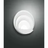 Luminaires Fabas Luce Applique murale Fabas Luce Sunrise Blanc, 1 lumière* Appliques