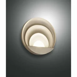 Lampes Dorées-Luminaires Fabas Luce Applique murale Fabas Luce Sunrise Or, 1 lumière