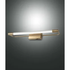 Luminaires Fabas Luce Applique murale Fabas Luce Rapallo LED Laiton, 1 lumière