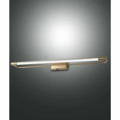 Luminaires Fabas Luce Applique murale Fabas Luce Rapallo LED Laiton, 1 lumière