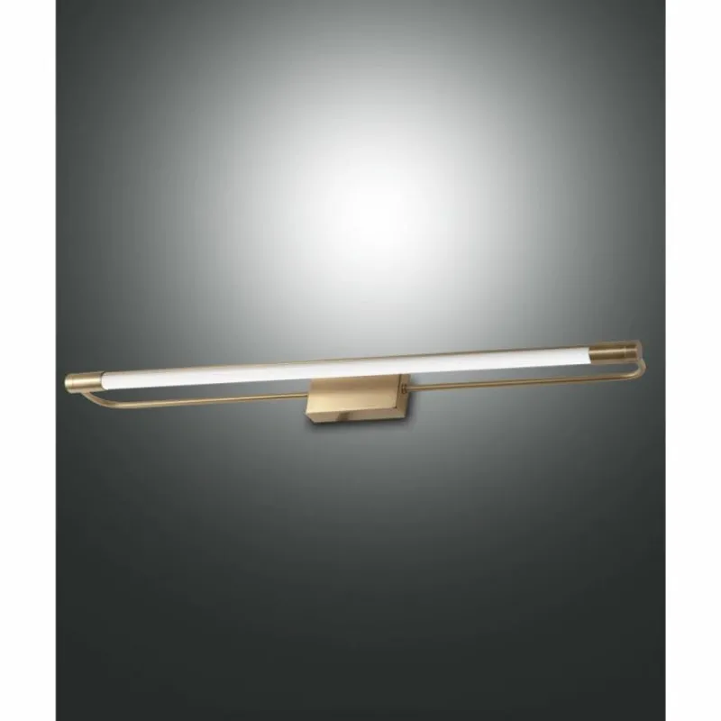 Luminaires Fabas Luce Applique murale Fabas Luce Rapallo LED Laiton, 1 lumière