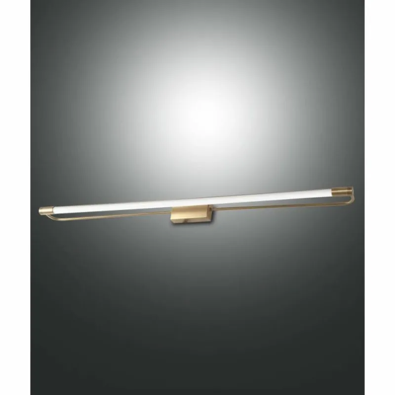 Luminaires Fabas Luce Applique murale Fabas Luce Rapallo LED Laiton, 1 lumière