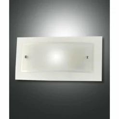 Luminaires Fabas Luce Applique murale Fabas Luce Naxar Blanc, 1 lumière
