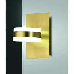 Luminaires Fabas Luce Applique murale Fabas Luce Dunk LED Laiton, 2 lumières