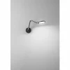 Luminaires Fabas Luce Applique murale Fabas Luce Regina LED Noir, 1 lumière* Éclairage Led