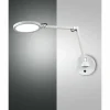 Luminaires Fabas Luce Applique murale Fabas Luce Regina LED Blanc, 1 lumière* Appliques