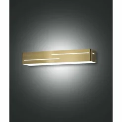 Luminaires Fabas Luce Applique murale Fabas Luce Banny LED Laiton, 1 lumière* Éclairage Led