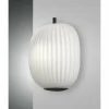 Luminaires Fabas Luce Applique murale Fabas Luce Domizia Noir, 1 lumière